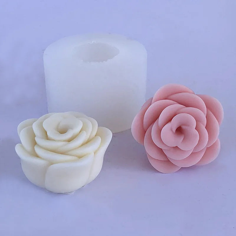 3D Peony Silicone Mold – Candle, Soap, Chocolate & Cake