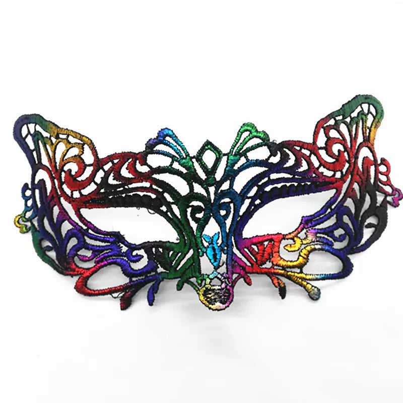 Elegant Venetian Lace Eye Mask – Masquerade & Carnival