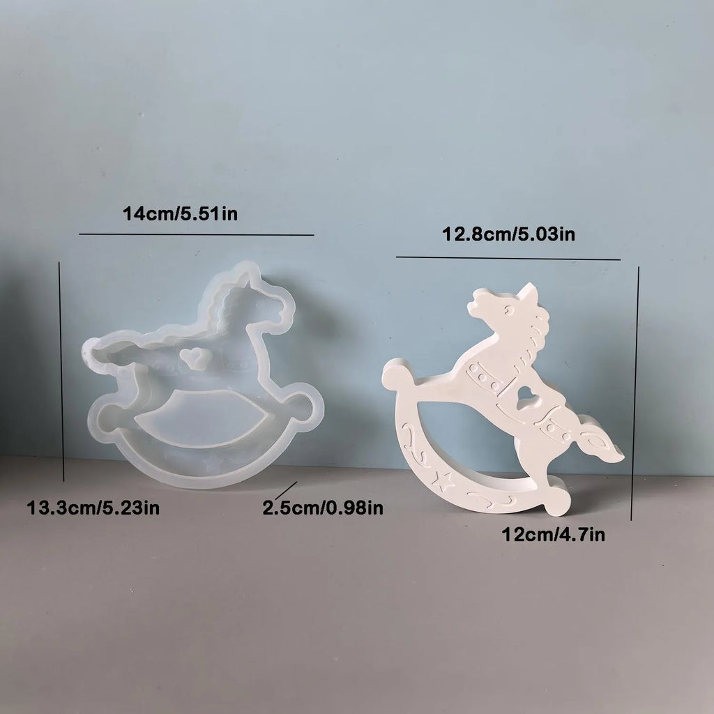Christmas Silicone Mould – Candle, Angel & Reindeer DIY