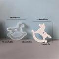 Christmas Silicone Mould – Candle, Angel & Reindeer DIY