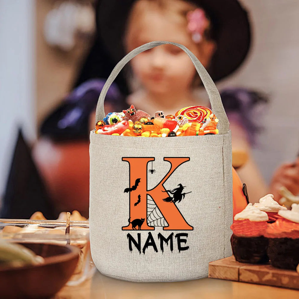 Personalized Halloween Trick or Treat Bag – Kids' Candy Tote