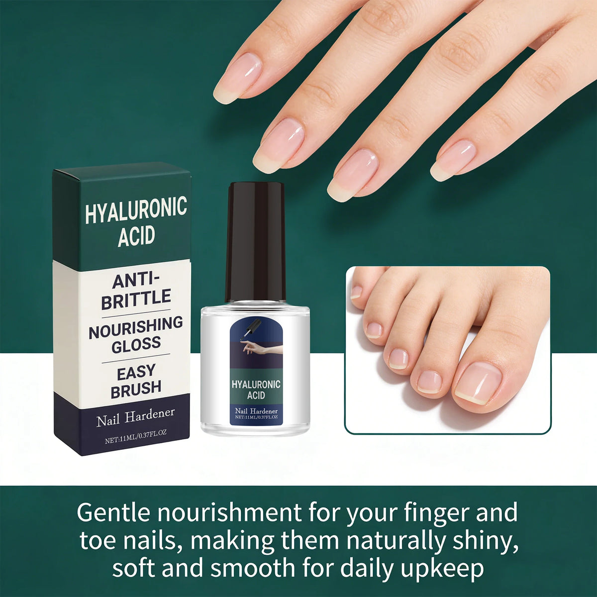 Nail Serum & Cuticle Oil | Hyaluronic Acid Nail Treatment