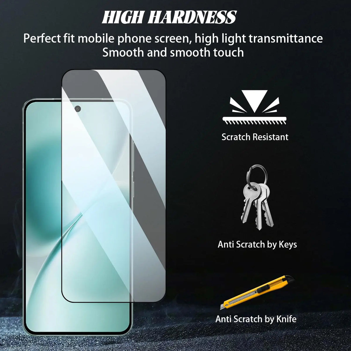 Vivo X300/X300 Pro Tempered Glass Screen Protector + Install Kit