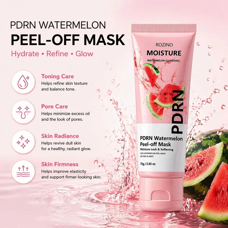 ROZINO PDRN+ Watermelon Peel-Off Face Mask 75g | Deep Hydration