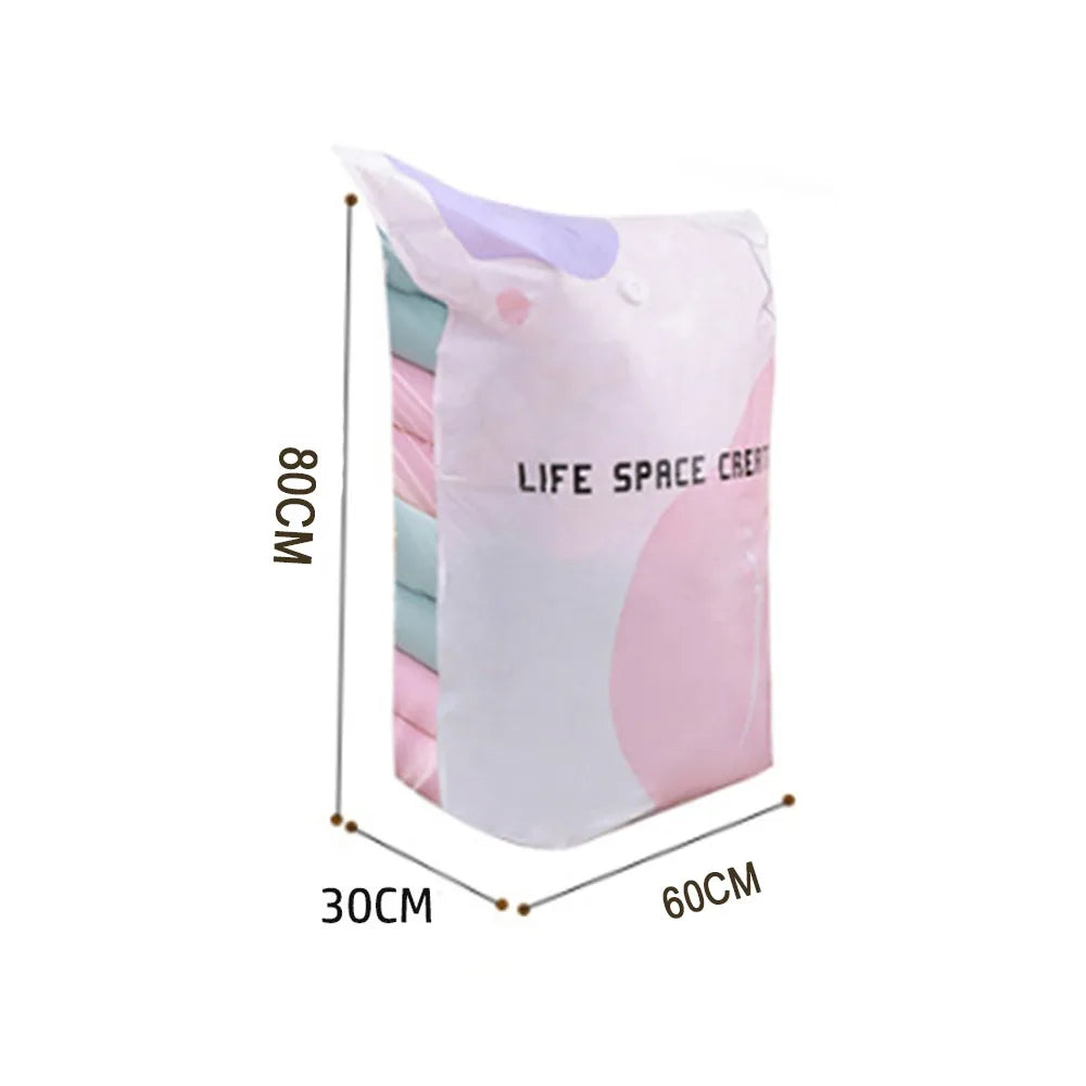 Press & Seal Vacuum Storage Bags – Pump-Free Compression