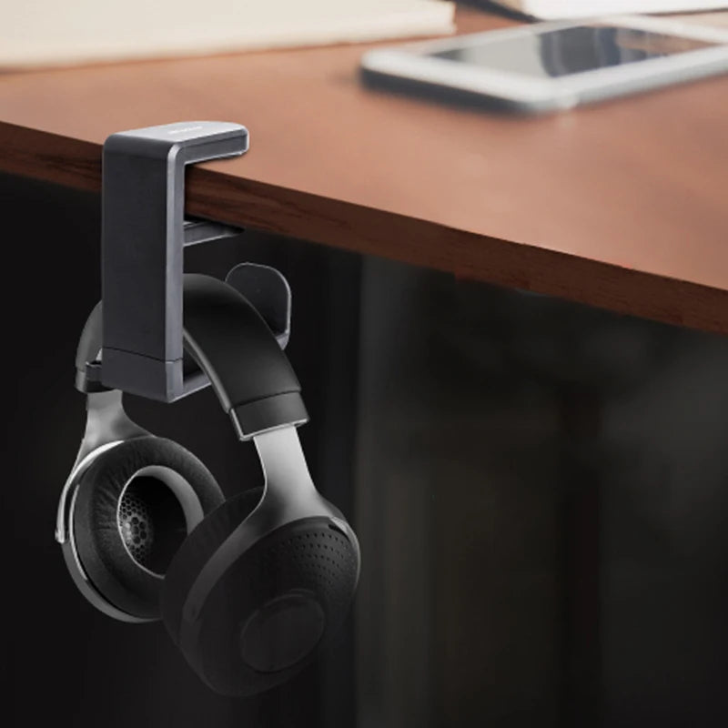 360° Rotating Headset Stand Desk Clamp | Headphone Hanger