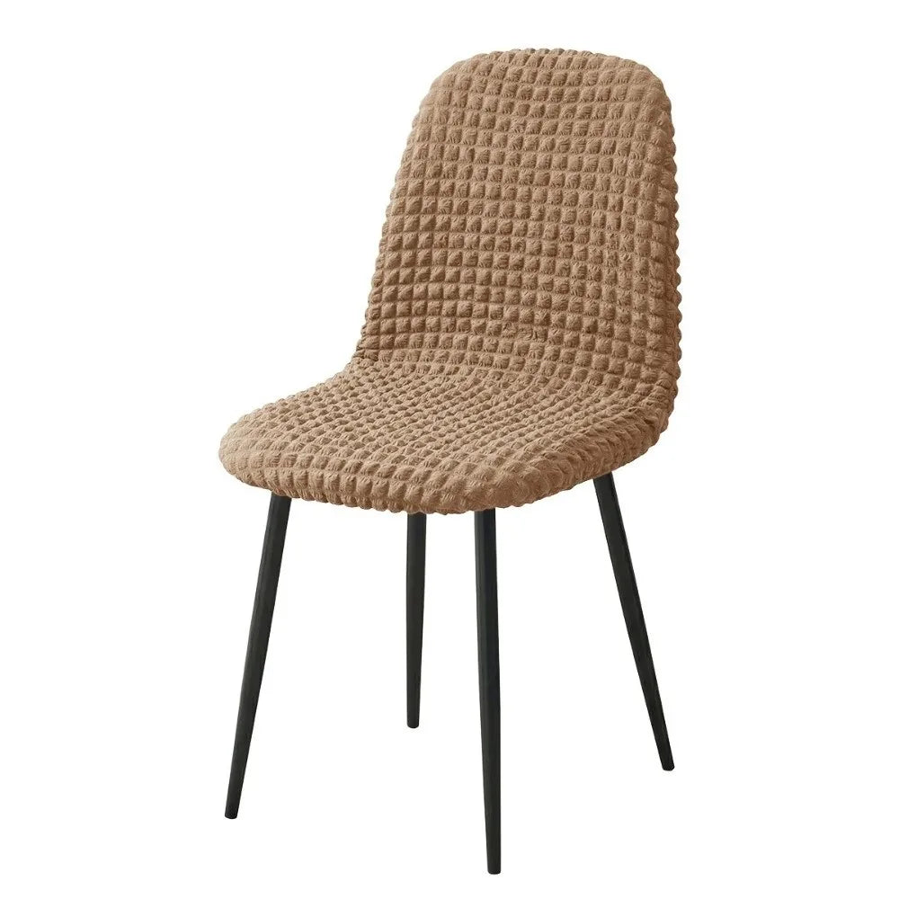 Stretchy Bubble Grid Dining Chair Cover | Universal Fit