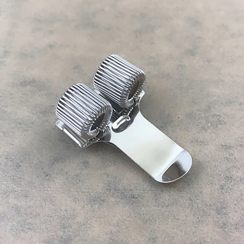 Metal Spring Pen Holder with Pocket Clip – 1, 2 or 3 Hole