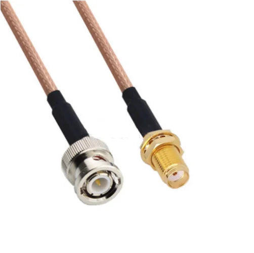 RG400 SMA Male to BNC Male 50 Ohm Low Loss RF Coaxial Cable