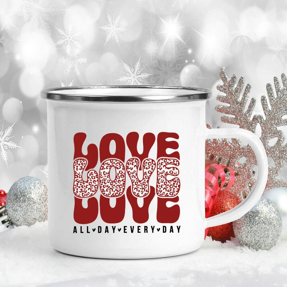 "You Make Me Melt" Enamel Mug – Valentine's Day Gift