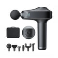 Multi-Speed Electric Fascia Gun – 6 Heads & 30 Levels LCD