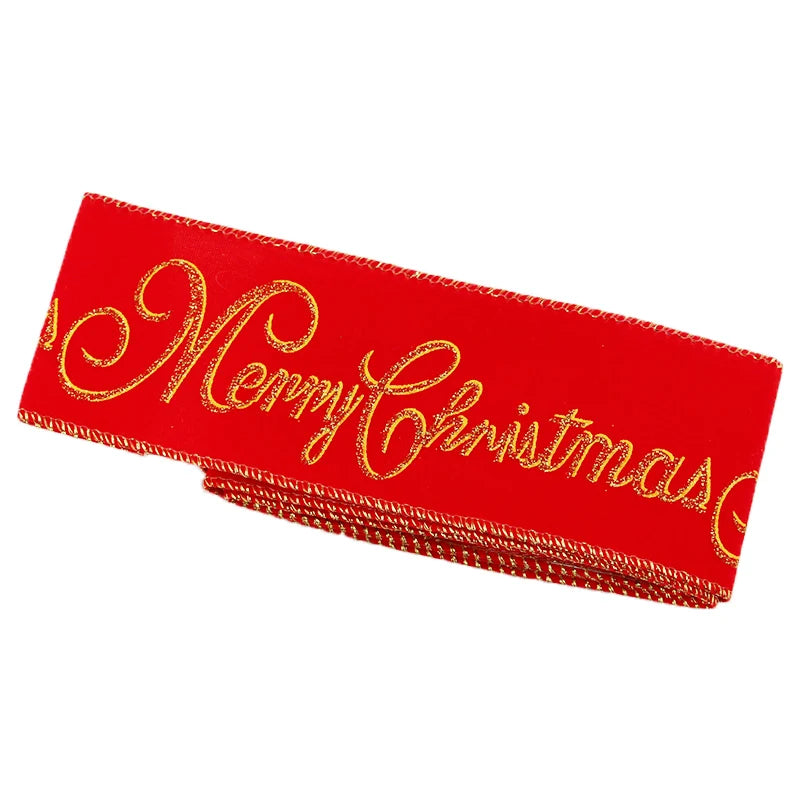Christmas Velvet Ribbon 6cm x 2M – Bows, Gifts & Tree Decor