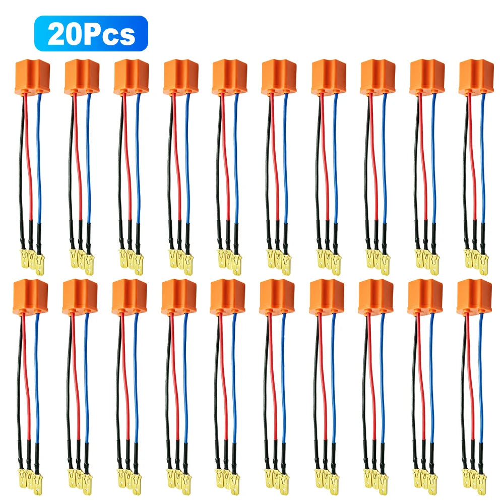 H1 1-to-2 Conversion Cable for Automotive LED Fog Light Socket