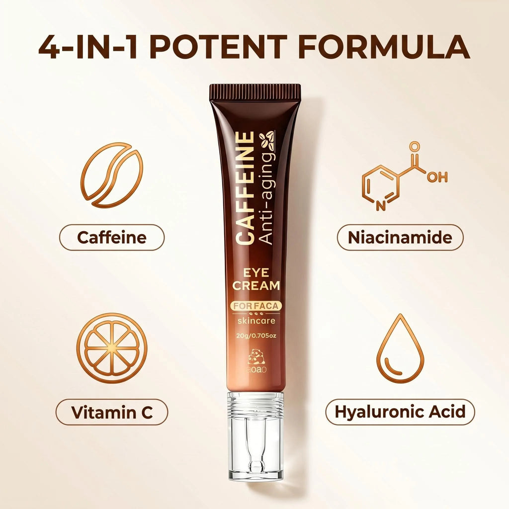 Caffeine Eye Cream – Brightens, Firms & Smooths Wrinkles 20g