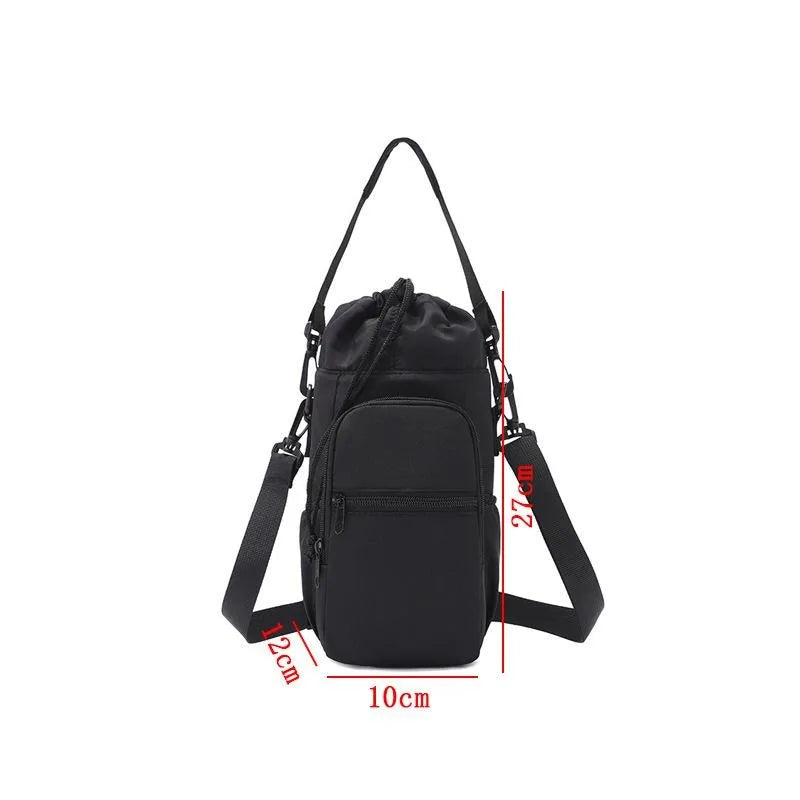 Water Bottle Holder Sling Bag | Crossbody Carrier 32–40oz