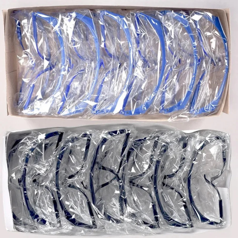 12-Pack Safety Glasses – Wind, Dust & Splash Protective Eyewear