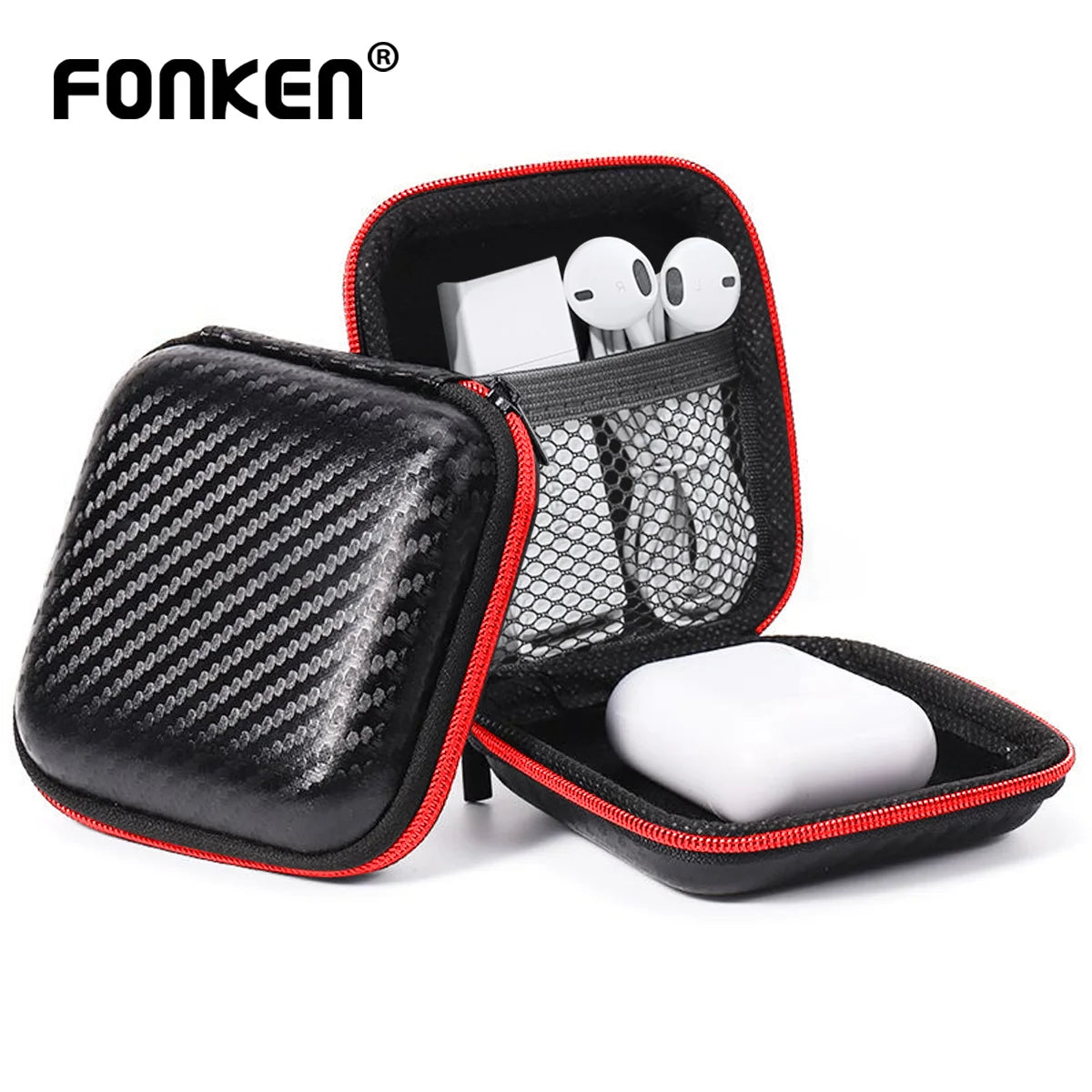EVA Portable Earphone Case & Cable Organizer Storage Pouch