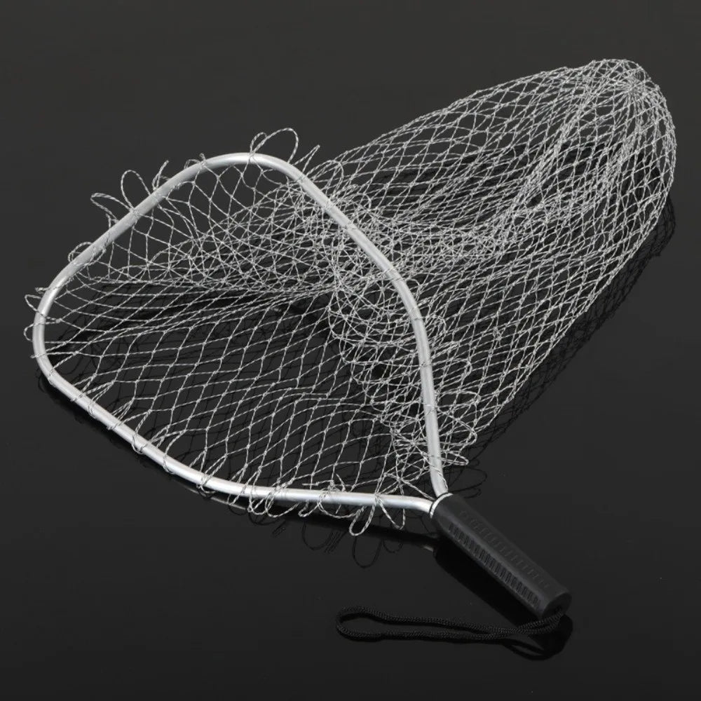30cm Mesh Fishing Net – Aluminium Alloy, Large Capacity Anti-Hook