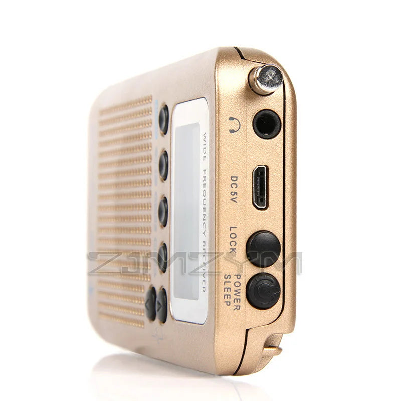 ZJMZYM Full Band Radio Receiver FM/AM/SW/Air/VHF LCD LH2550