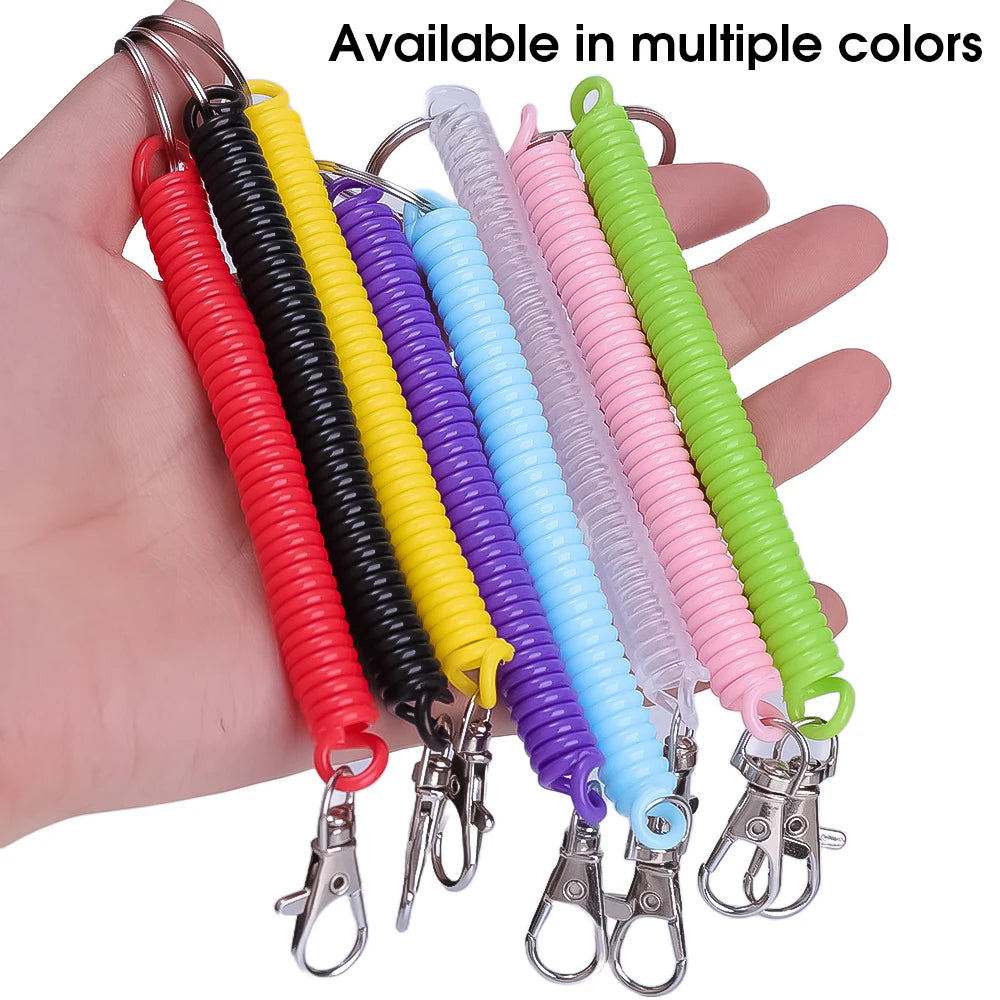 Retractable Spiral Keychain Strap – Anti-Lost Phone Lanyard