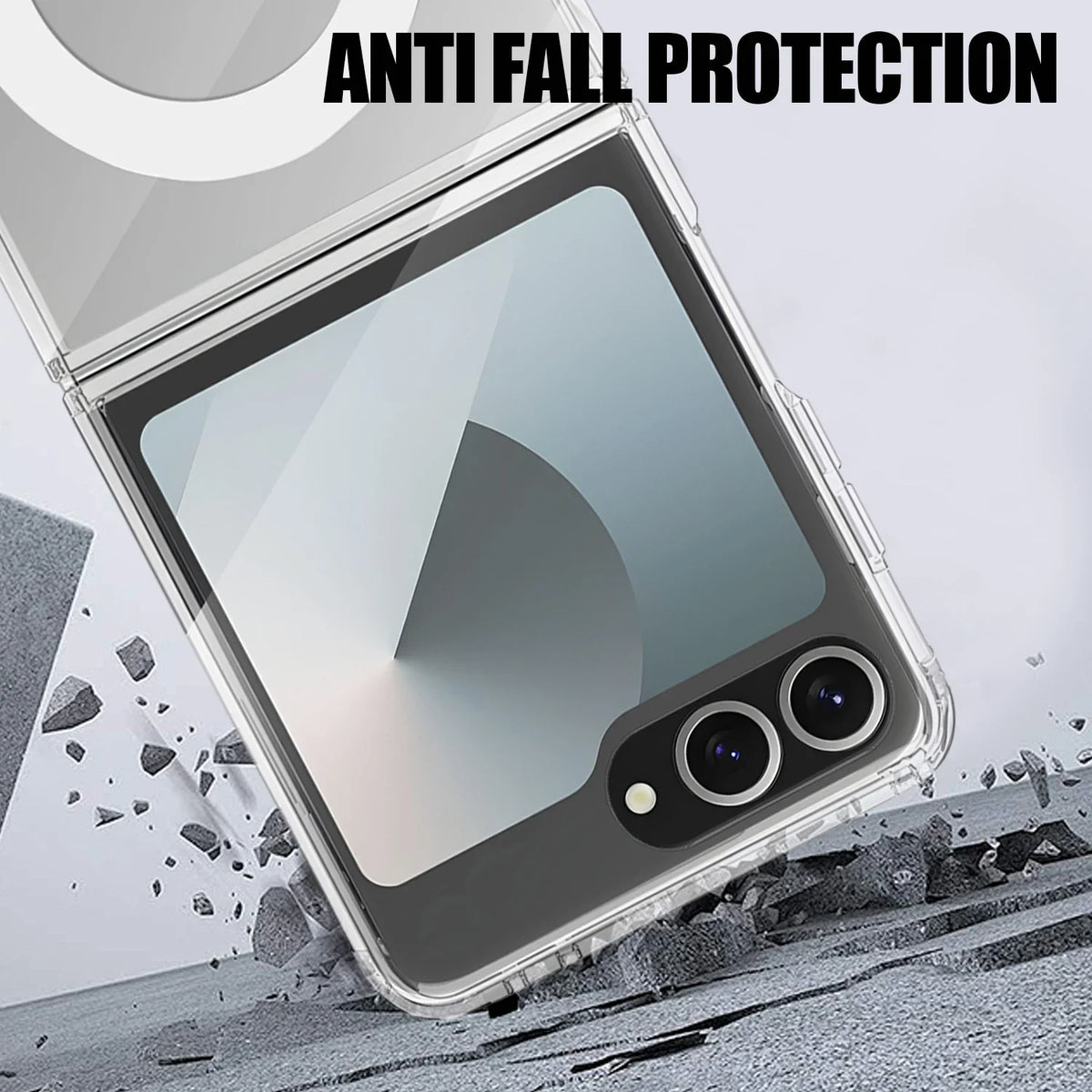 Clear Magnetic Case for Samsung Galaxy Z Flip 7 | Slim Transparent