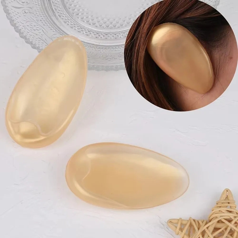 2-Pack Reusable Waterproof Ear Covers for Hair Dyeing & Bath