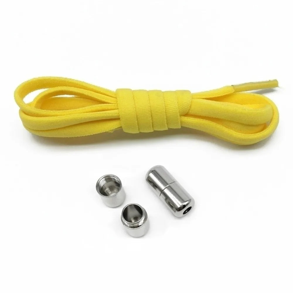 Elastic No-Tie Shoelaces with Metal Lock | One Size Fits All