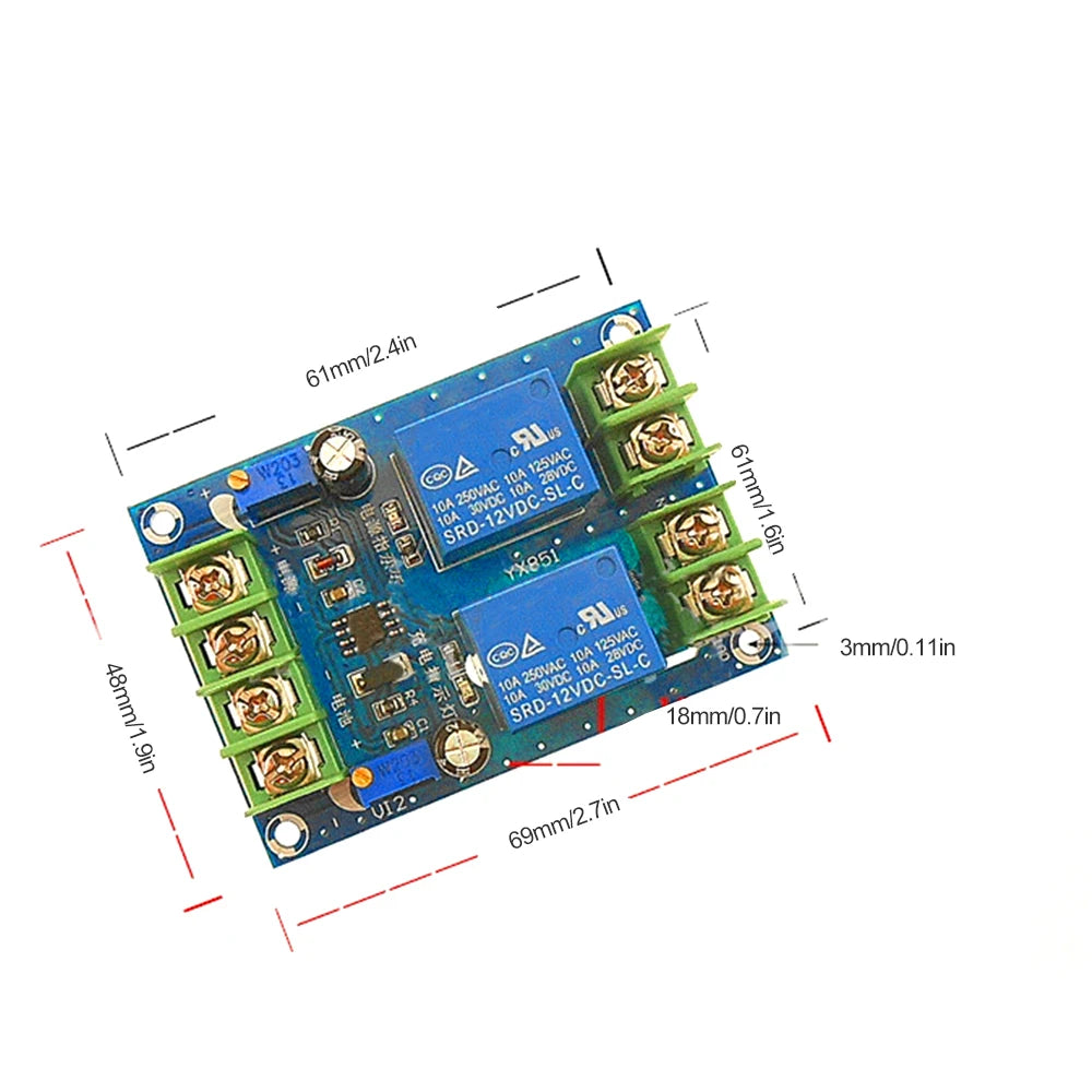Automatic Power Switching Module 12V 10A Charging Control Board