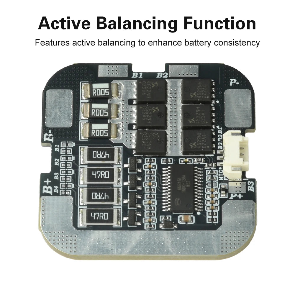 4S 60A/100A BMS 21700 18650 Lithium Battery Protection Board