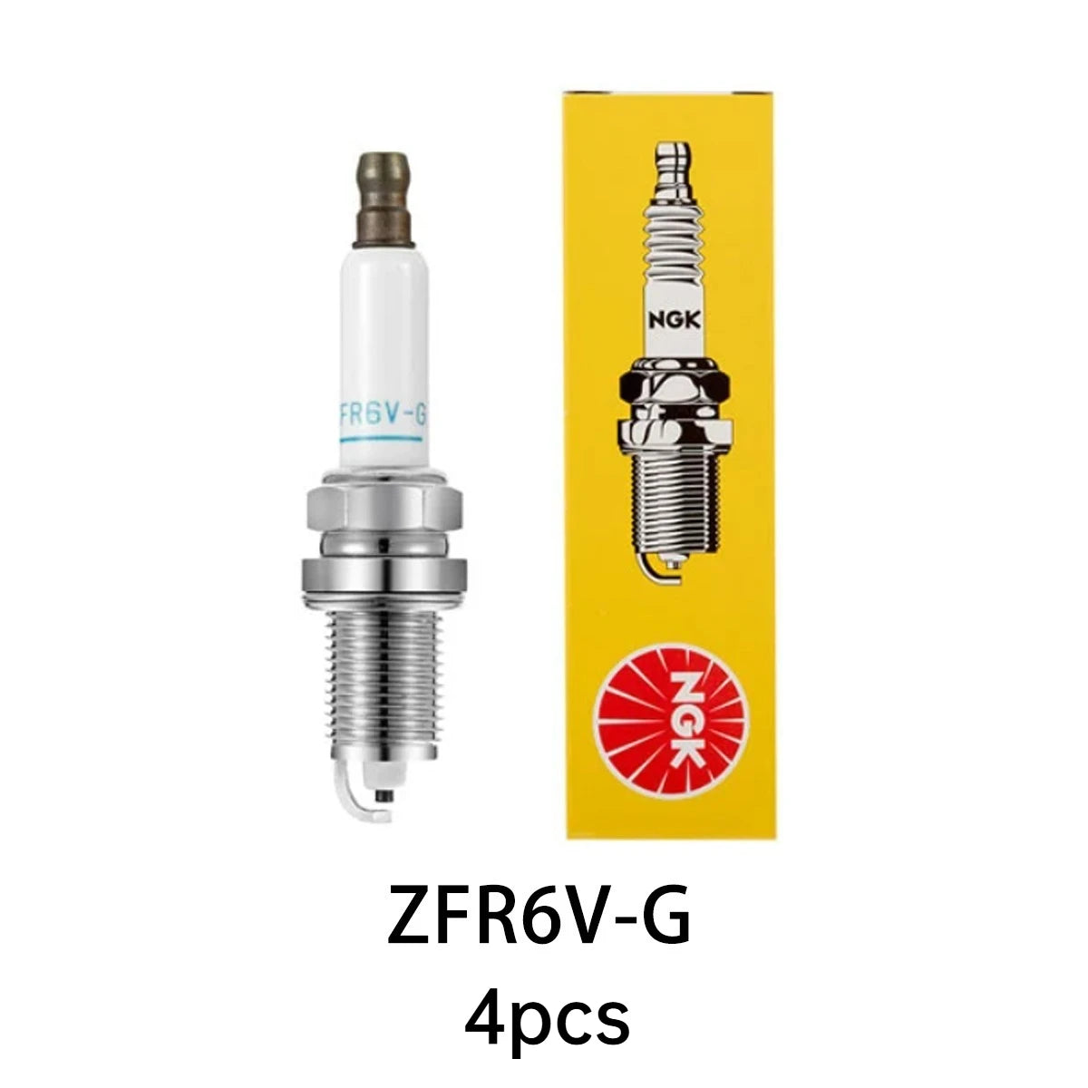 NGK ZFR6V-G 96166 Nickel Alloy Spark Plug – 4/8/12 Pack