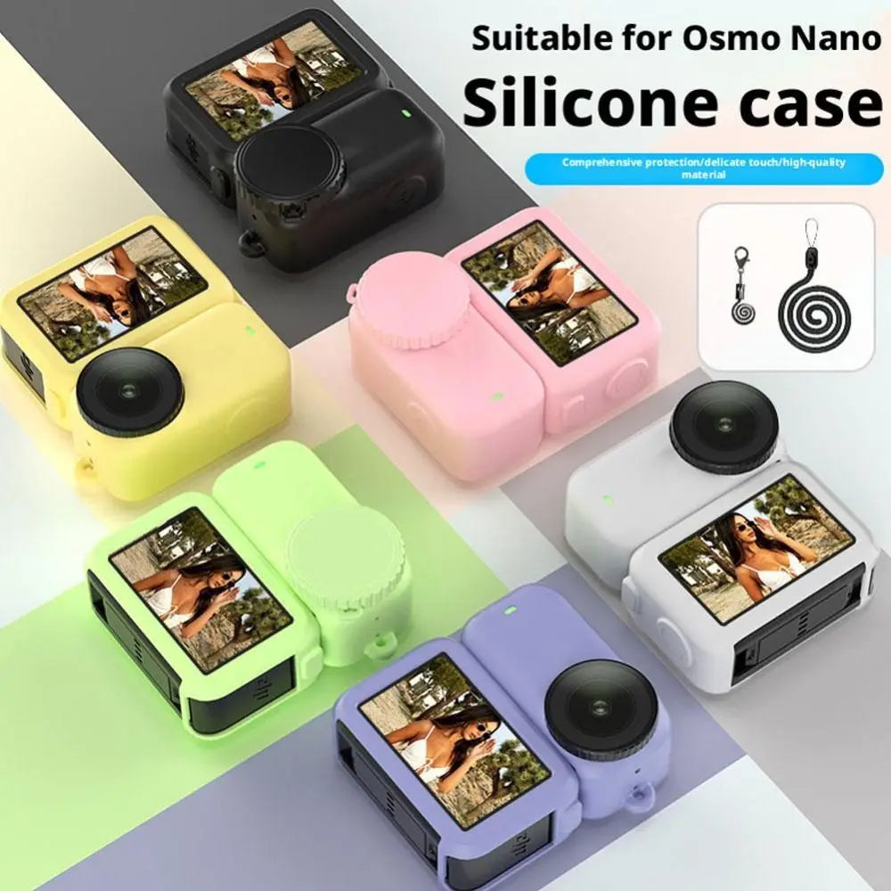 3-Piece Silicone Case & Lens Cap Set for DJI Osmo Nano