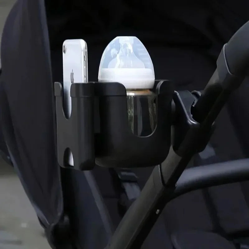 Universal Non-Slip Stroller Clip Organizer – Cup, Bottle & Phone