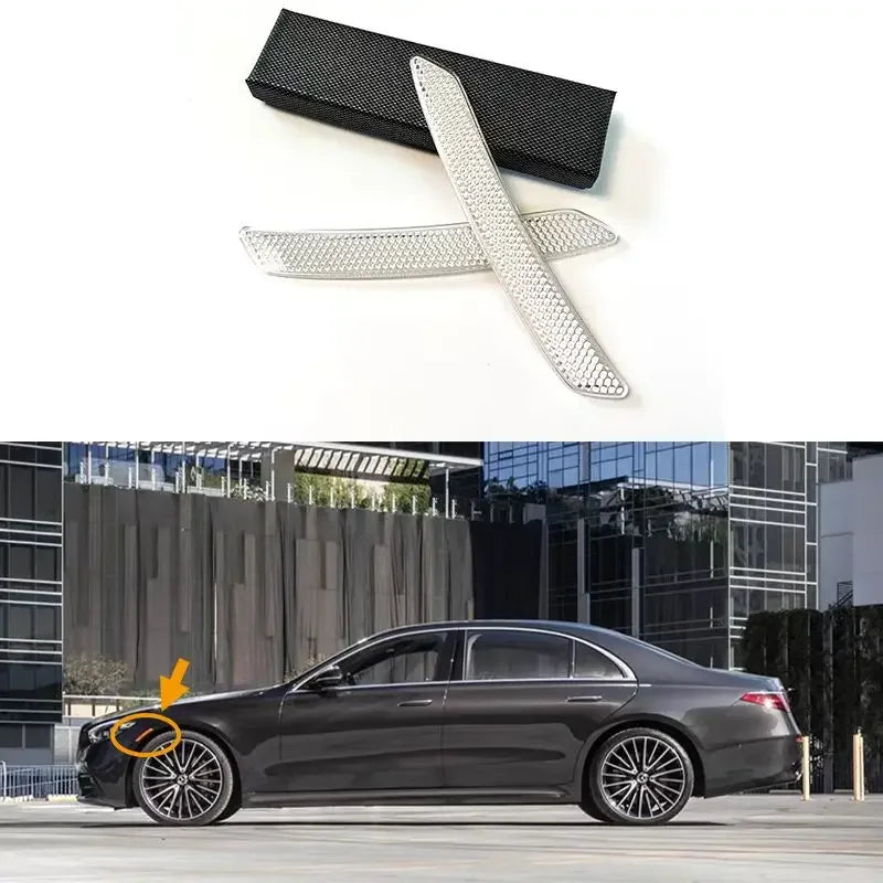 2-Pack Car Reflective Door Stickers – 3-Color Safety Warning Tape