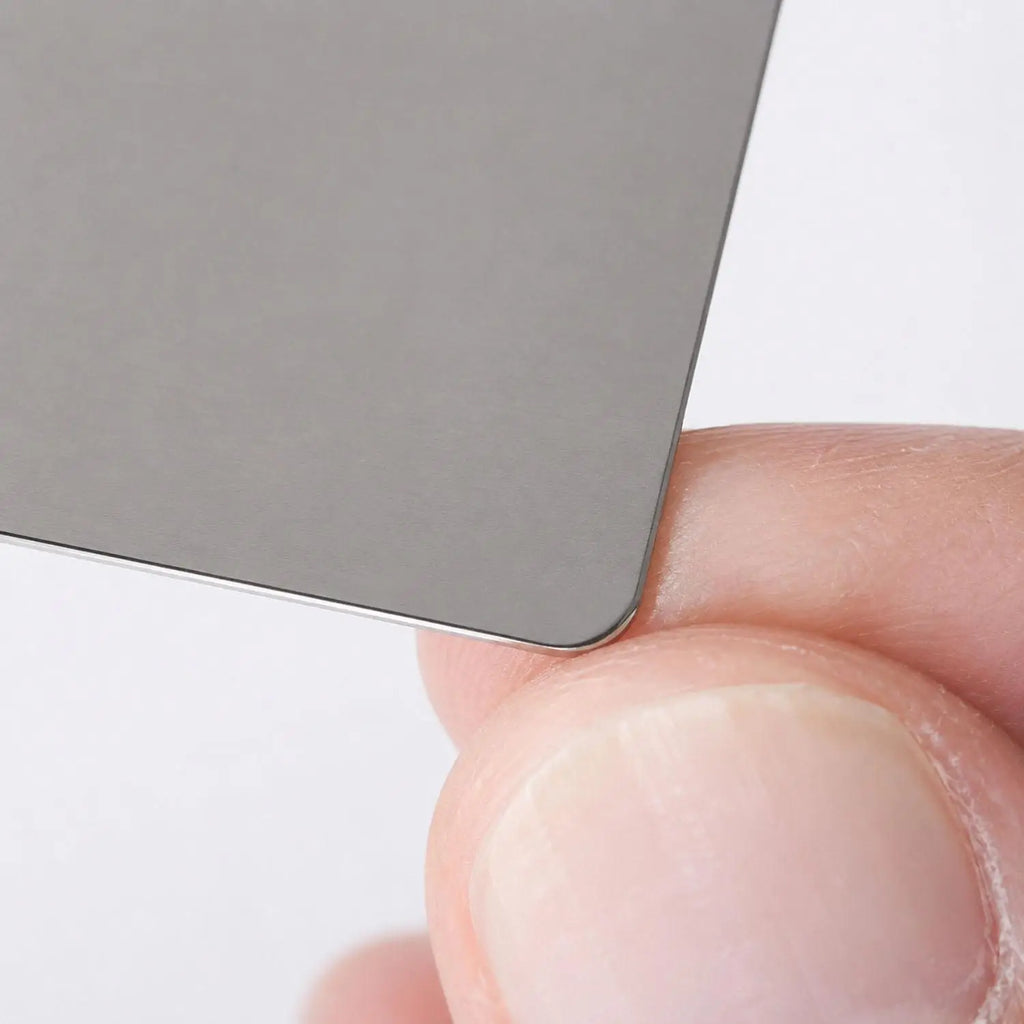 Stainless Steel Blank DIY Metal Business Cards – 5-Pack