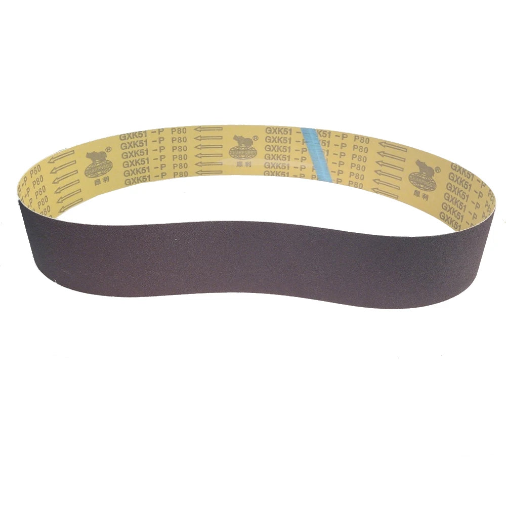 50-Pack 1220x75mm AO Sanding Belts P60 P80 P120 – Wood & Metal