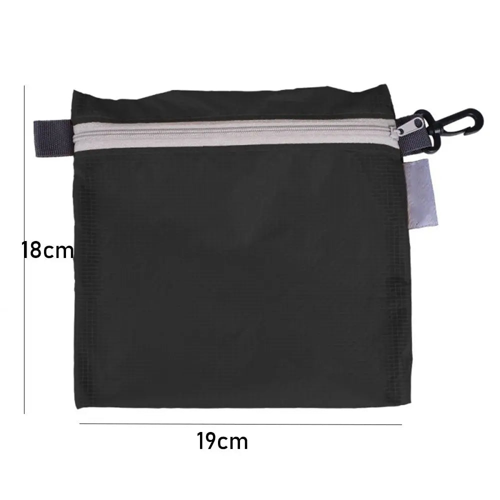 Waterproof Outdoor Pocket Pouch – Zipper & Hook, 4 Colors