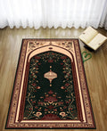 Islamic Prayer Mat | Persian Floral Non-Slip Sajadah Rug