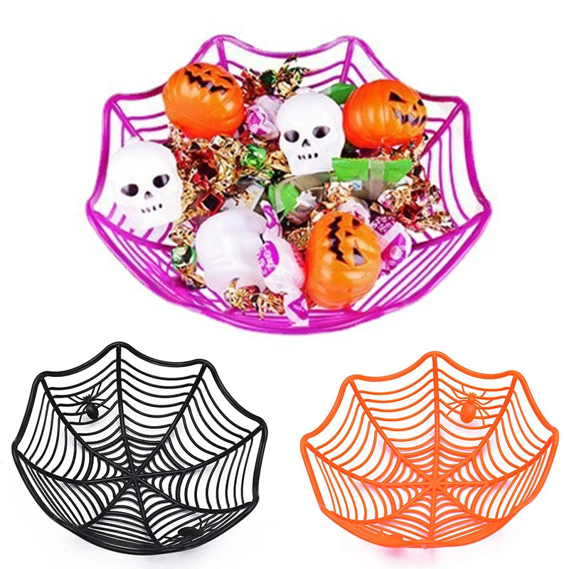 Halloween Spider Web Candy Bowl – Trick or Treat Basket