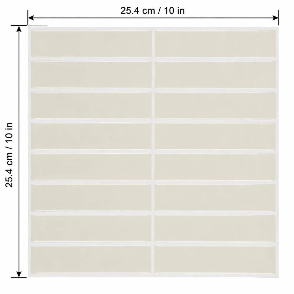 Self-Adhesive PVC Tile Stickers – Waterproof Vinyl Wall Decal