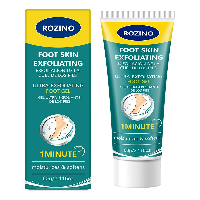 ROZINO Foot Exfoliating Gel – Callus Softener & Moisturizer