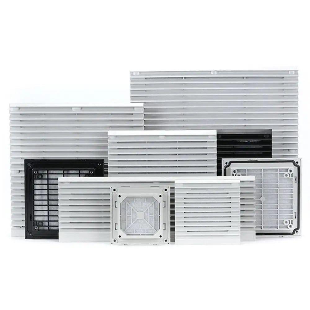 ABS Cabinet Ventilation Filter Grille Fan Shutter Louver