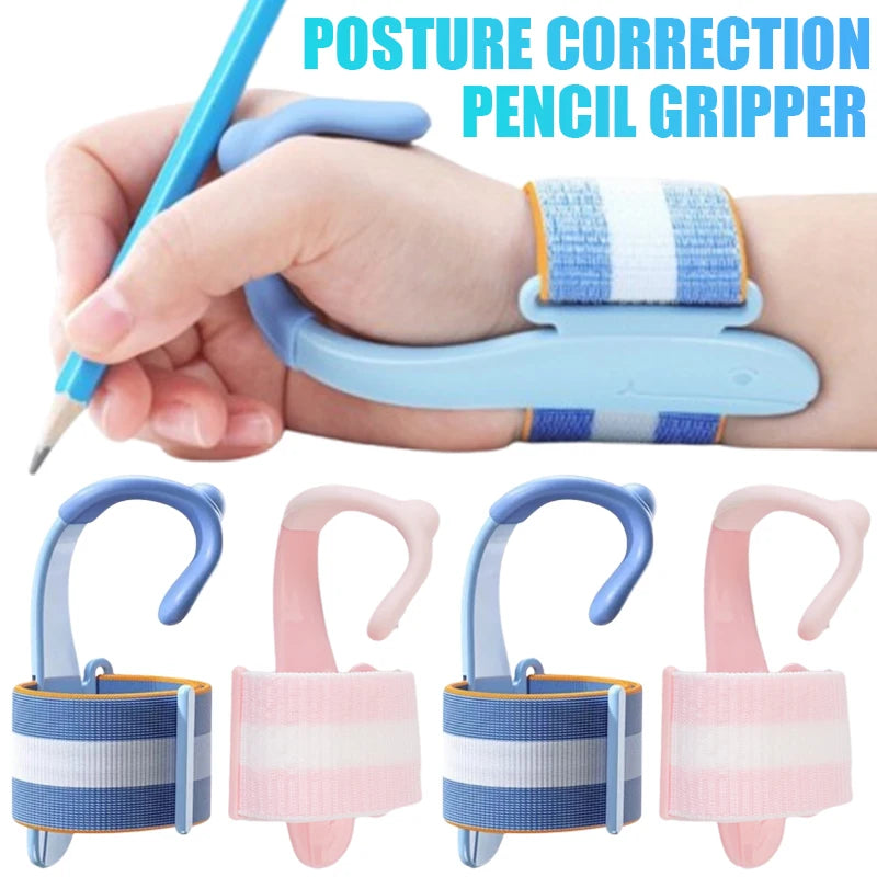 Kids Pencil Grip Wrist Posture Corrector for Beginner Writers