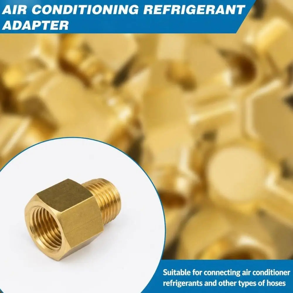 45-Degree SAE Brass Flare Reducer Fitting Female to Male 1/4–3/4"