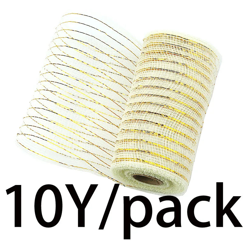 Christmas Mesh Ribbon 15cm 10 Yards – Organza DIY Garland