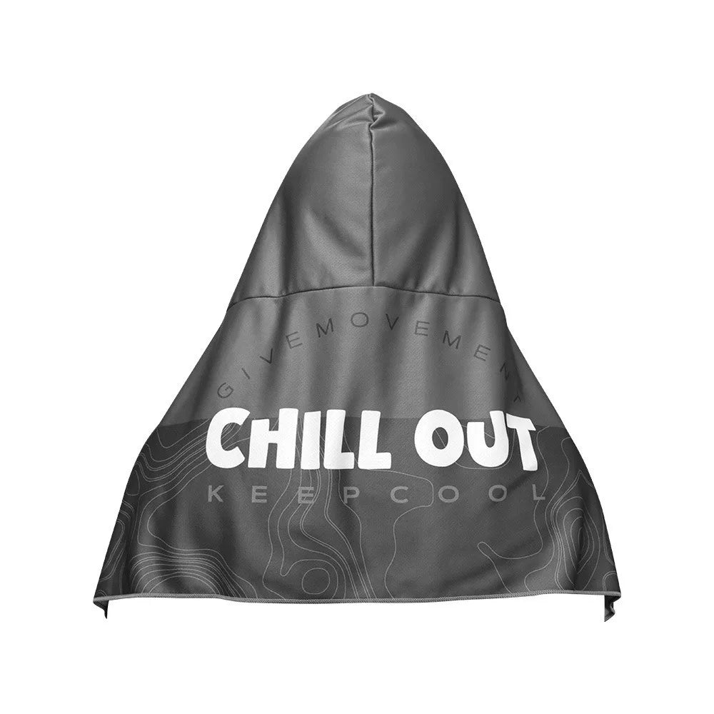 Hooded Sun Protection Shawl – Quick-Dry Cooling Towel Wrap