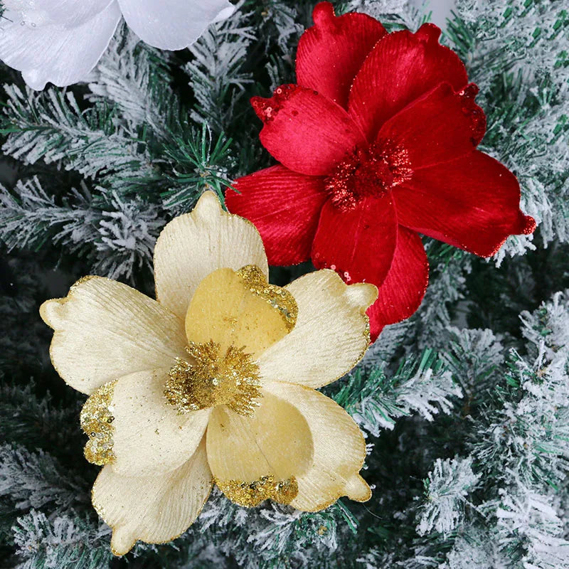 Christmas Decorative Flower Stem – Festive Floral Accent Décor