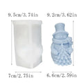 3D Santa & Snowman Silicone Candle Mold | Christmas Craft