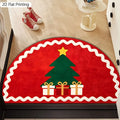 Gingerbread Men Christmas Doormat | Anti-Slip Holiday Rug