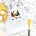 Personalized Christmas Kids Apron – Custom Name Deer Design