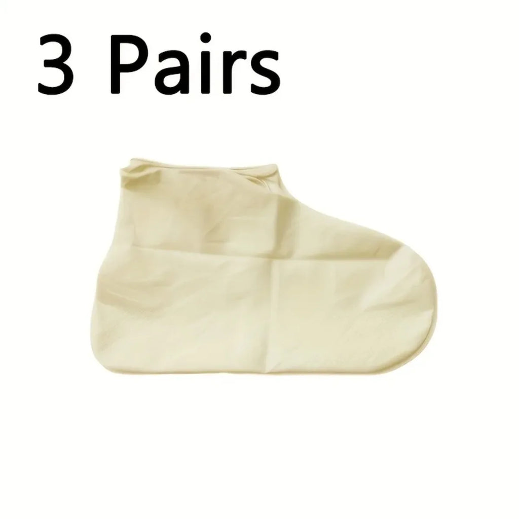3-Pack Waterproof Silicone Shoe Covers – Reusable Boot Protectors